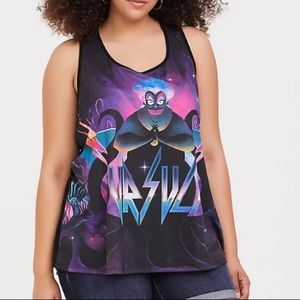TORRID DISNEY VILLAINS URSULA NEON TANK